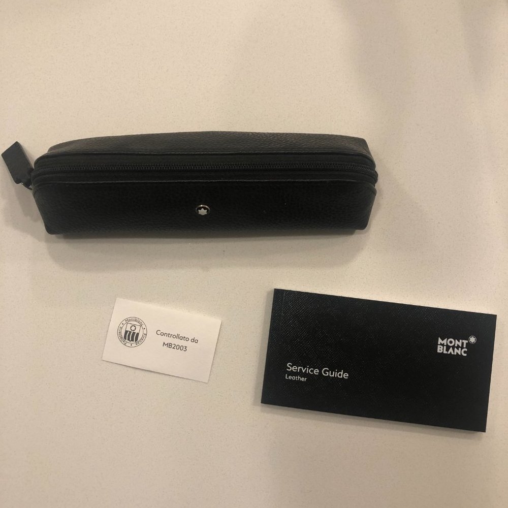 Mont Blanc - Meisterstück 2-Pen Pouch Zip-Top Soft-Grain